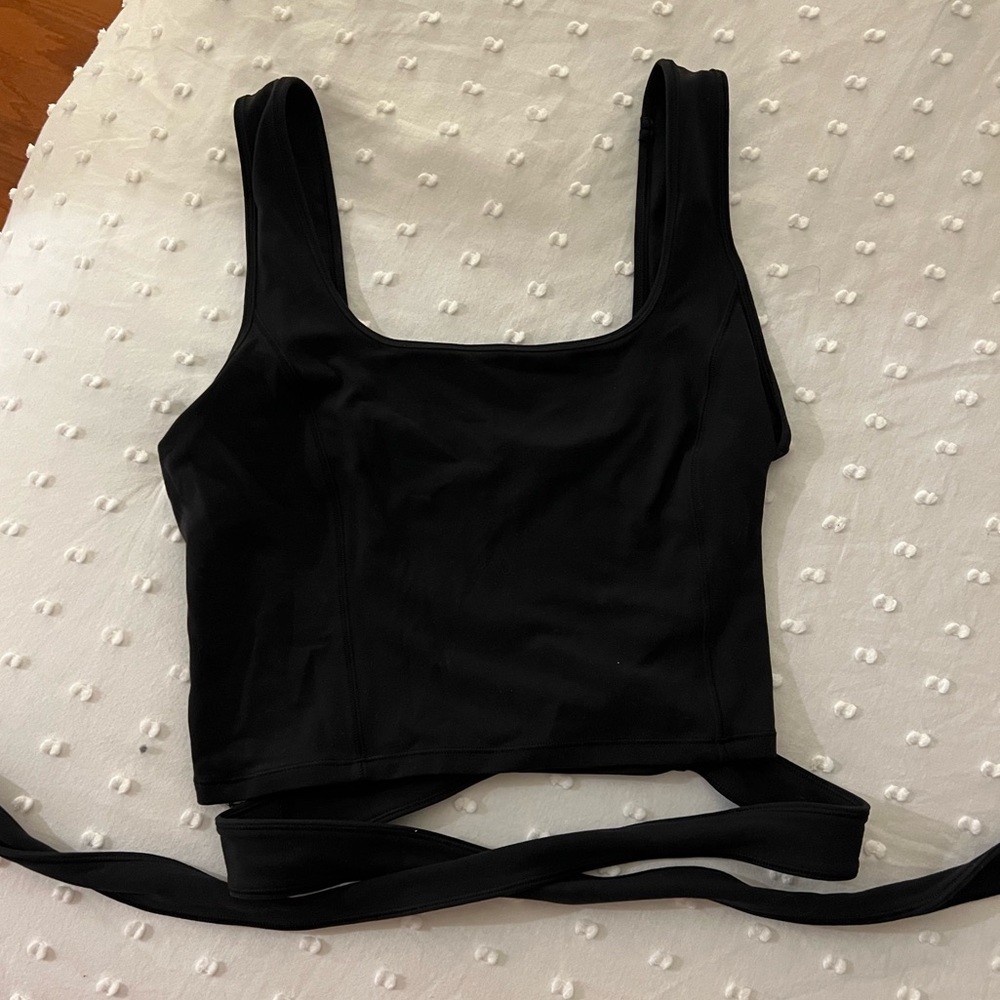 Lululemon wrap crop tank